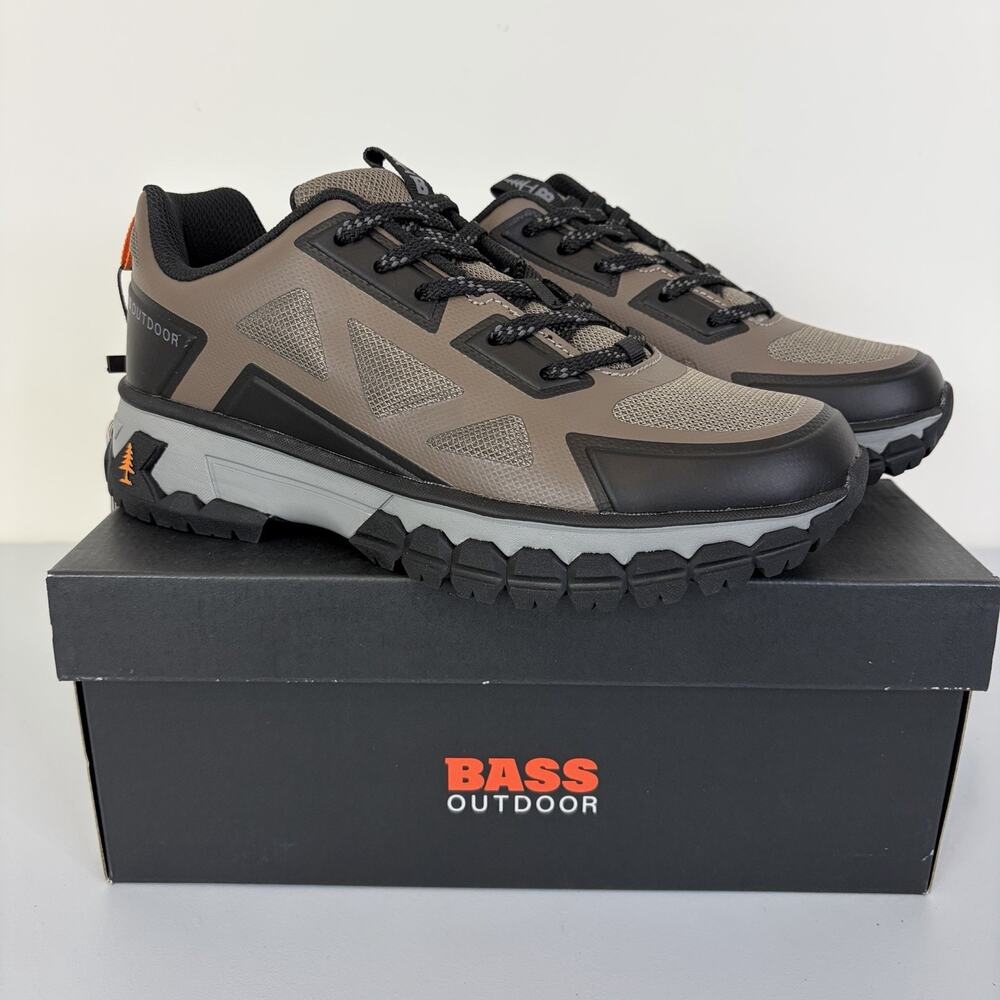 BASS OUTDOOR Men's Peak Seamless Hiker‎ Low Hiking Shoe Size 7 US Walnut